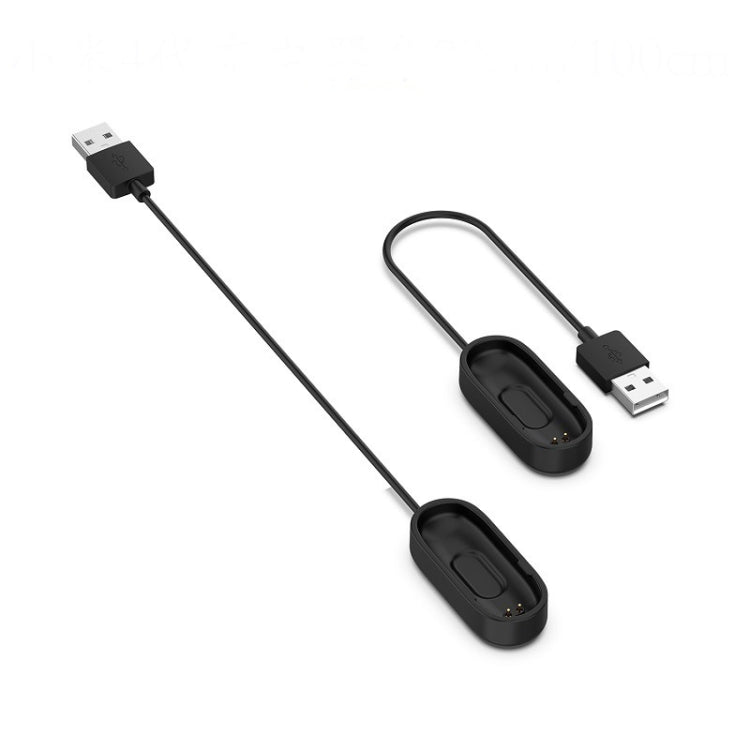 Black USB charging cable set with USB-A plugs and oval charging cradles