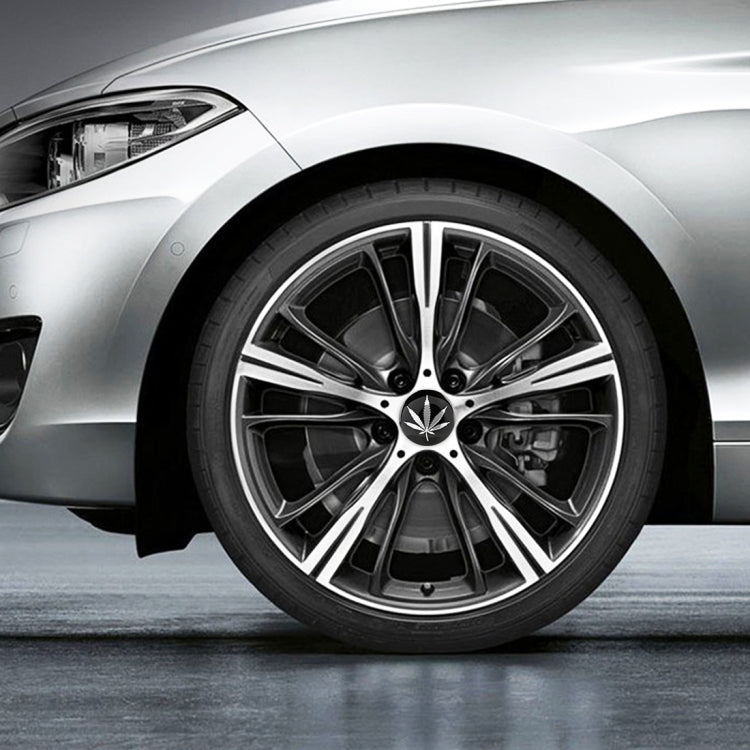 Alloy car wheel and tire with no decorative sticker visible