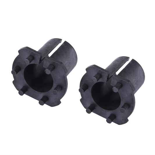 Pair of dark plastic HID bulb base retainer holders with prongs, TK-023