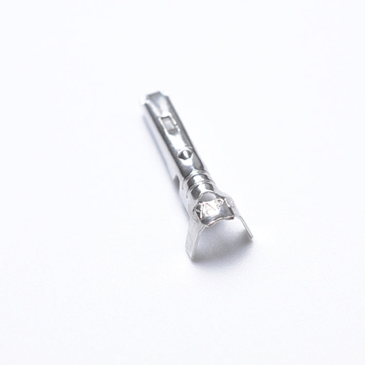 Single silver crimp terminal pin for waterproof sealed 5-pin connectors