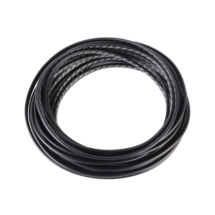 Carbon fiber texture seal strip, coiled black rubber strip with metallic speckle