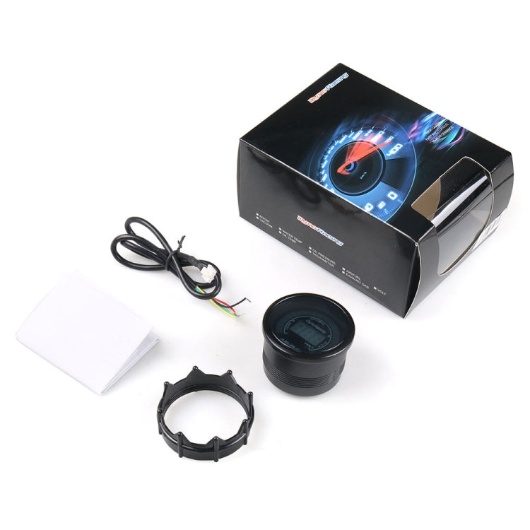 Air-fuel ratio gauge kit in box with wiring harness and mounting ring