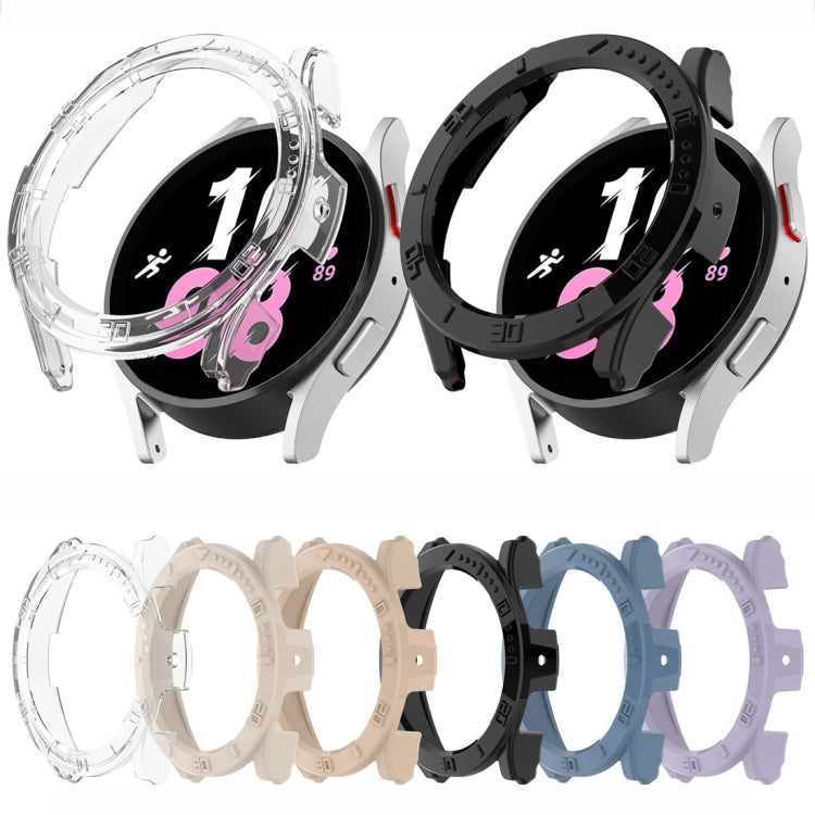 Half Coverage PC Watch Protective Case with Scale, For Samsung Galaxy Watch5 / Watch4 40mm, For Samsung Galaxy Watch5 / Watch4 44 mm