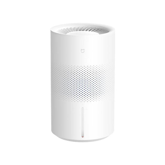 White no-mist humidifier with vented top and front water level indicator