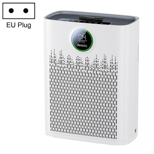 Yesido EC23 air purifier with EU plug, white tower design and vented front panel