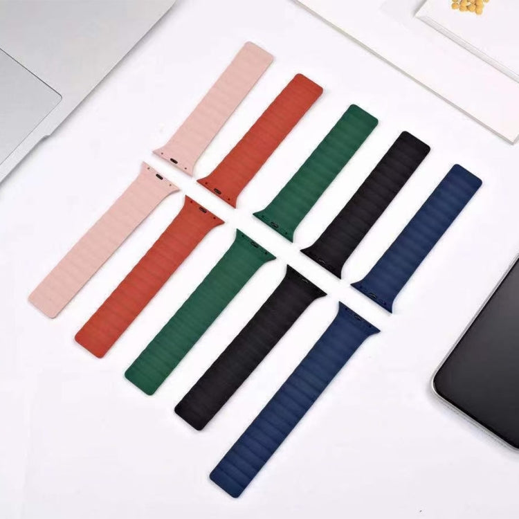 Magnetic Loop Watchband For Apple Watch Series 6 & SE & 5 & 4 40mm / 3 & 2 & 1 38mm, For Apple Watch Series 7 41mm / 6 & SE & 5 & 4 40mm / 3 & 2 & 1 38mm, For Apple Watch Series 8&7 41mm / SE 2&6&SE&5&4 40mm / 3&2&1 38mm