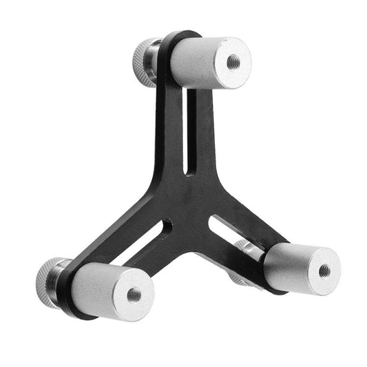 Piston ring squaring tool with black frame and four silver threaded posts