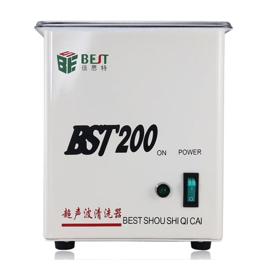 1.5L stainless steel ultrasonic cleaner with ON/OFF switch and indicator lights