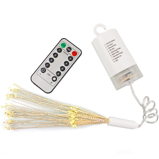 30cm LED decorative light strands with remote control and battery holder, warm white