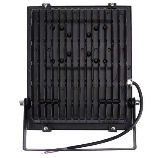 50W IP65 LED floodlight back with finned heat sink and power wire leads