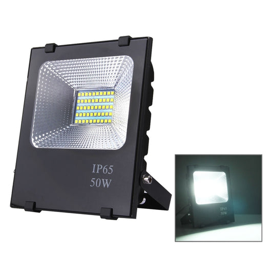 50W IP65 LED floodlight with visible square LED array in black housing