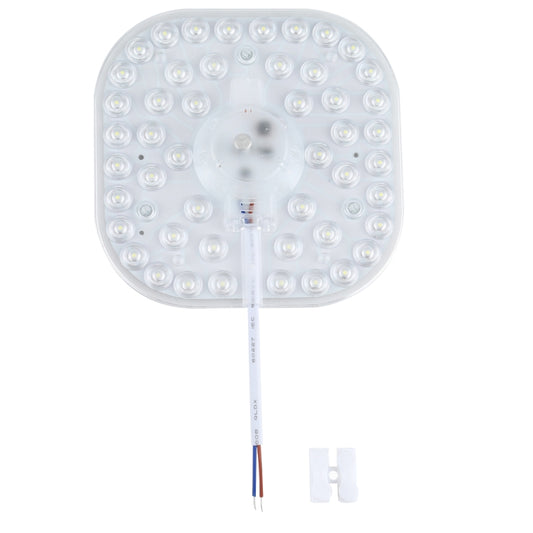 LED ceiling light module panel with 48 white LED bulbs and white power leads