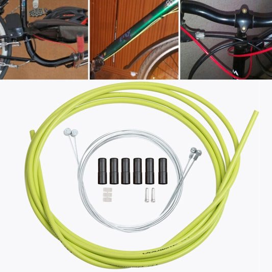 Bicycle gear cable set with red outer housing and black end caps
