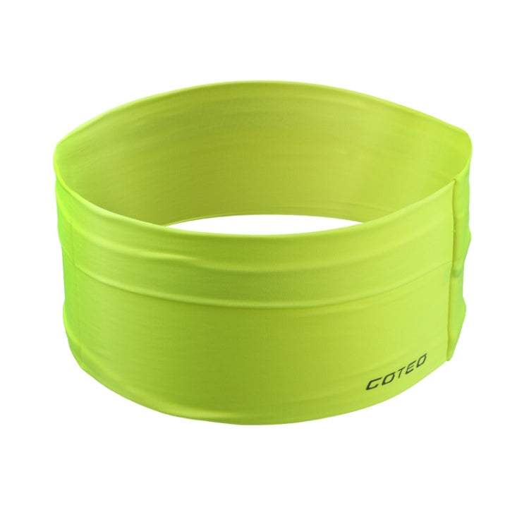Stretch tablet pocket travel bag, anti theft, lime green, size M
