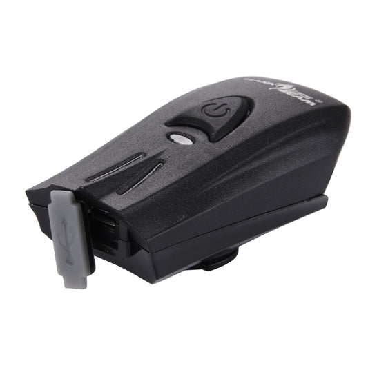 Bike taillight rear control panel, black housing with buttons and clip