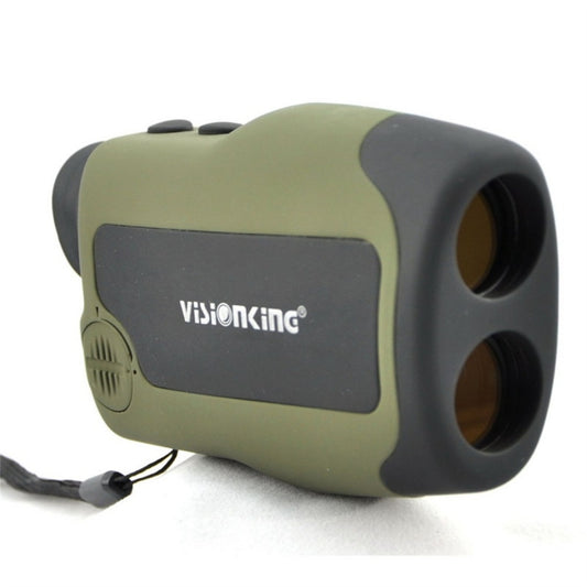 Olive and black monocular laser rangefinder telescope with dual eyepiece lenses