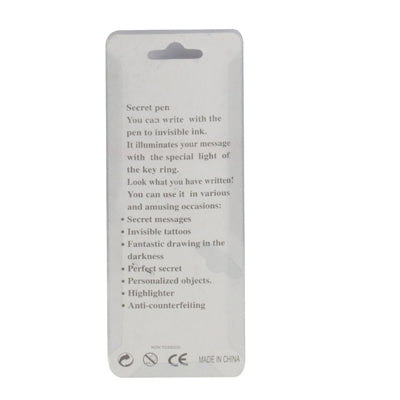 Back of pen blister card showing usage instructions and icons