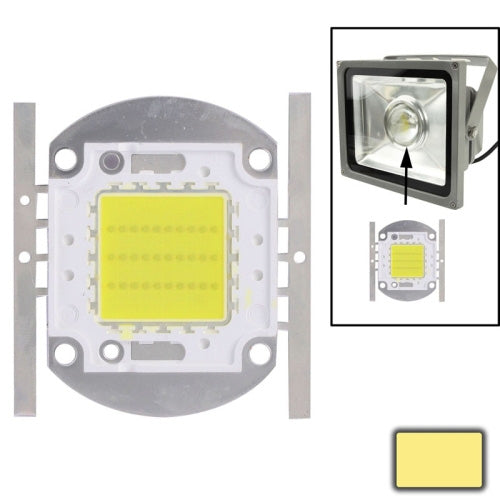 30W LED spotlight module with yellow LED chip in square housing