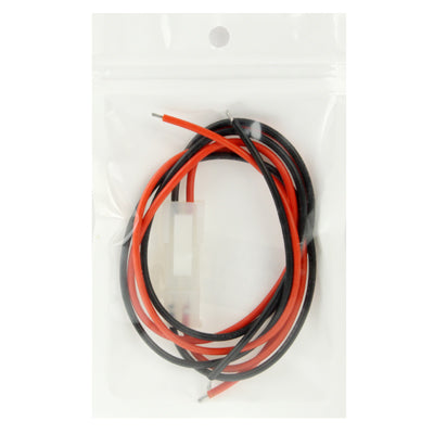 Coiled 2-pin JST LED light strip connector cable with white plugs and red/black wires
