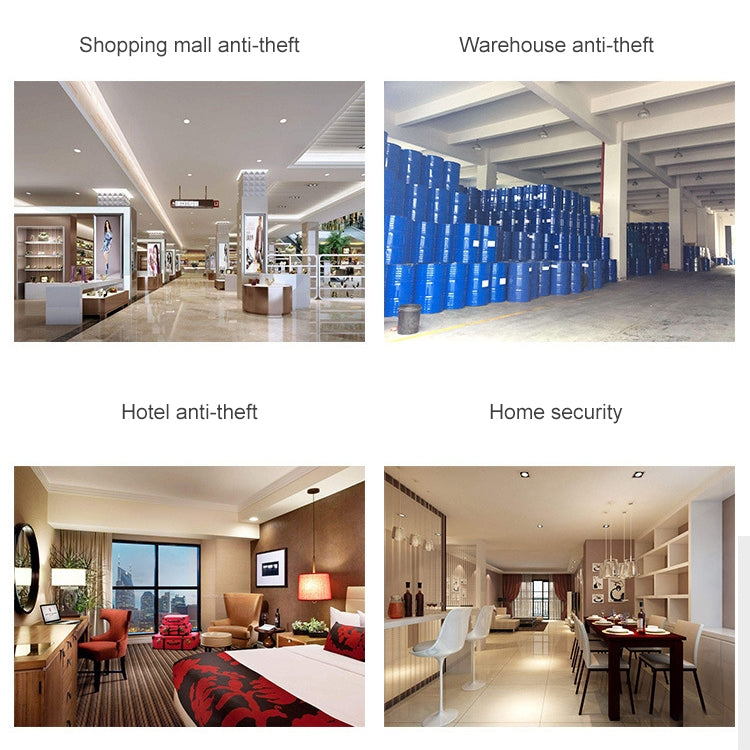 Dual passive PIR motion detector used for shopping mall, warehouse, hotel, and home security