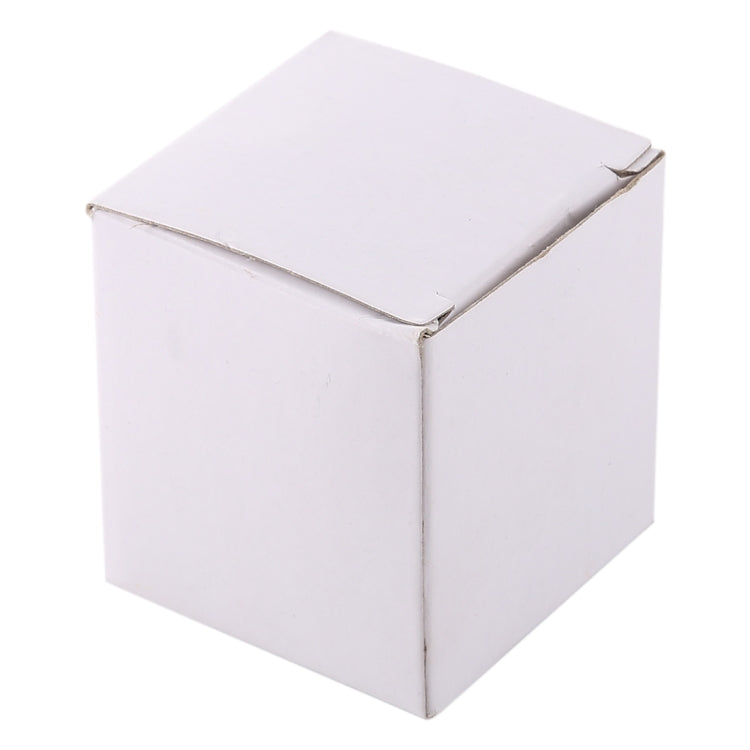 White cardboard shipping box