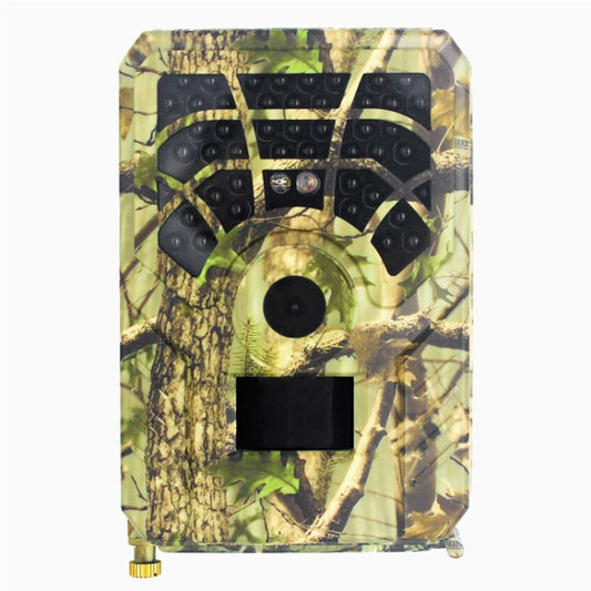 Camouflage trail tracking camera with front lens and multiple infrared sensor lenses