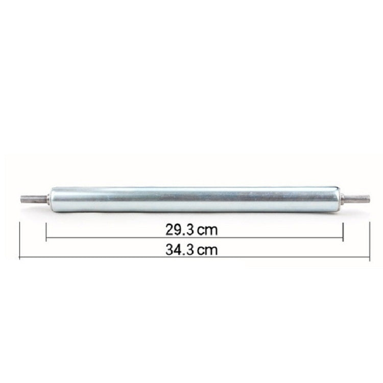 Silver automatic continuous mousetrap with length measurements: 29.3 cm and 34.3 cm