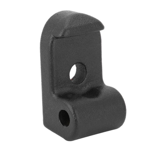 Black folding buckle hook bracket accessory with two openings