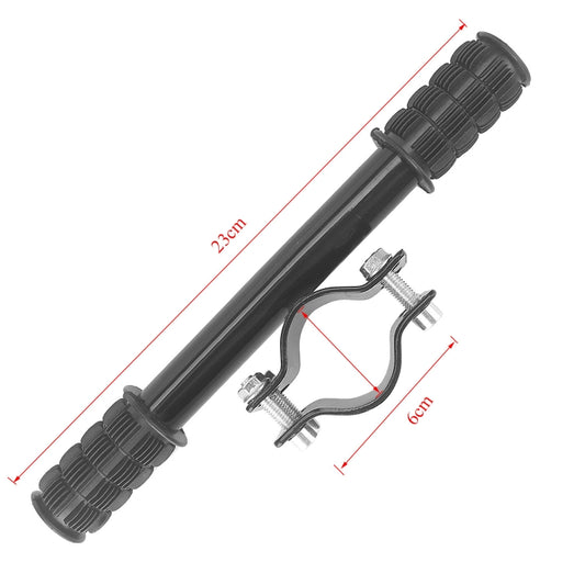 Kids grab bar dimensions shown: 25 cm length, 6 cm bracket width
