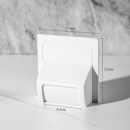 White toilet drain baffle with dimensions marked: 7.1cm W, 7.2cm H, 4.2cm D