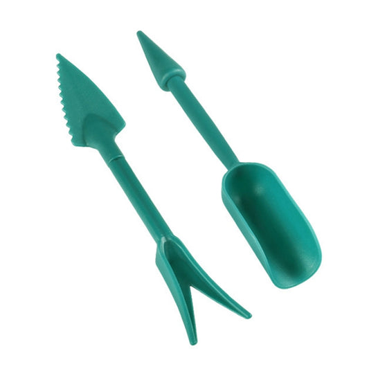 Green seedling remover and planter scoop tools, 2-piece set
