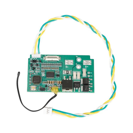 Electric scooter BMS protection circuit board with ribbon socket and wire leads