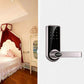 Zinc alloy electronic door lock with keypad touchscreen and lever handle