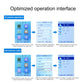 Face recognition time attendance machine interface with registration menu screens
