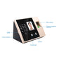 Face recognition time attendance terminal with side camera, infrared light, and fingerprint bay