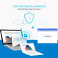 Time attendance terminal report password security graphic with lock icon