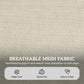 Beige breathable mesh fabric panel for tanning chair, easy to clean
