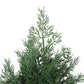 Artificial faux cedar Christmas tree branch tips, dark green
