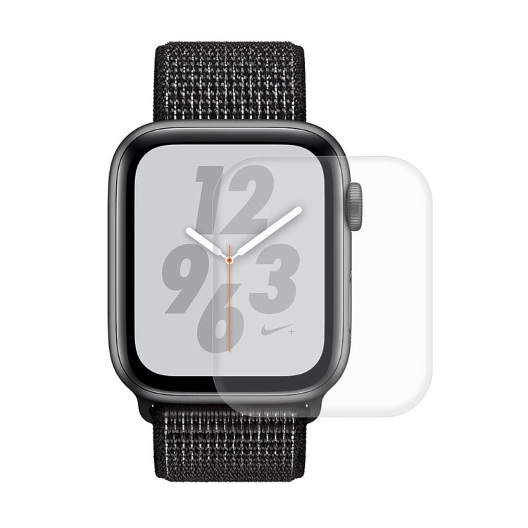Black smartwatch with textured strap and 3D curved PET screen protector