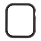 Metal front frame protective case, black border with square cutout