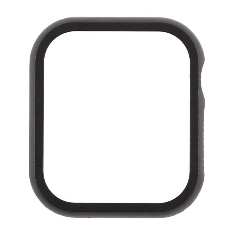 Metal front frame protective case, black border with square cutout