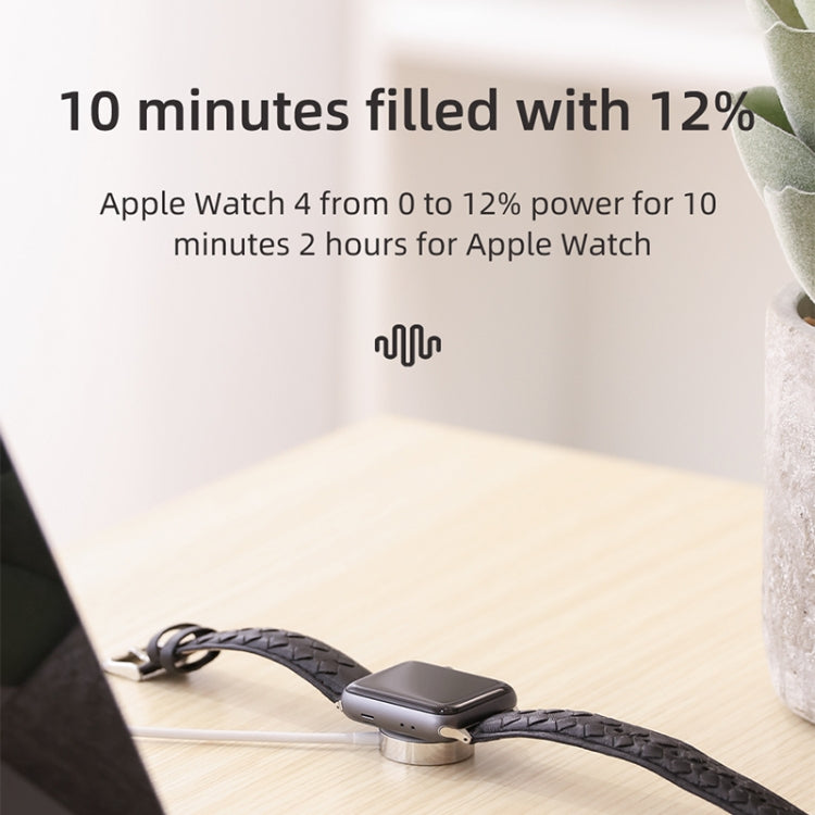 JOYROOM portable magnetic watch charging cable with braided strap and magnetic connector