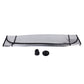 Sun visor with silver reflective panel, plus two black suction cups for mounting