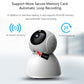 White wireless dome security camera with exposed TF card slot