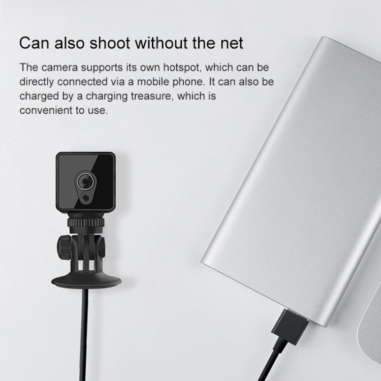 Wireless surveillance camera base unit next to portable power adapter cable