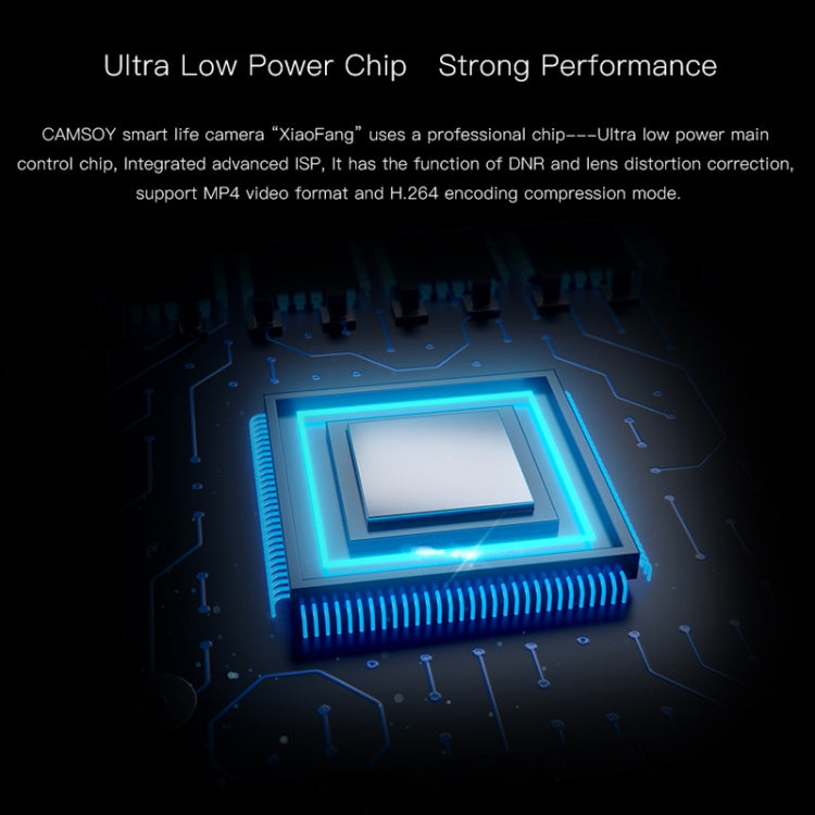 Wireless surveillance camera processor chip graphic with circuitry lighting