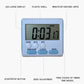 Digital kitchen timer with LCD clock readout and three blue buttons: Start/Stop, Clear, and Mode