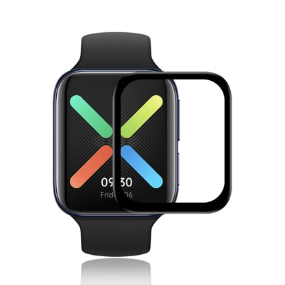 Curved 3D screen protector film for smartwatch, clear film over watch face