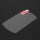 Curved gray screen protector film sheet, shaped to fit the smartwatch display