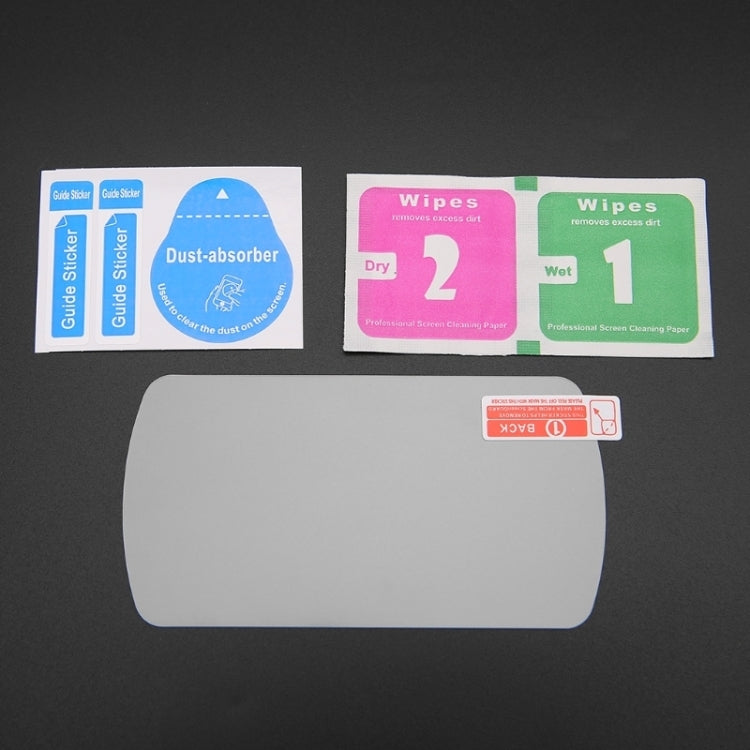 Screen protector cleaning kit with wipes and guide stickers